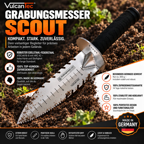 Vulcantec grabungsmesser scout - vulcantec,