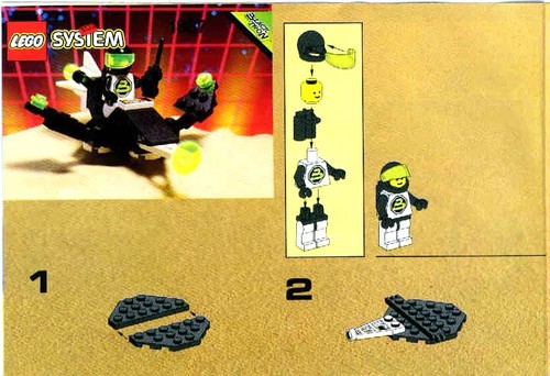 Lego space blacktron 1887 - lego,