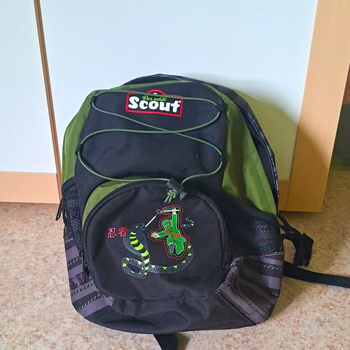 Scout schulrucksack schwarz - schulrucksack,