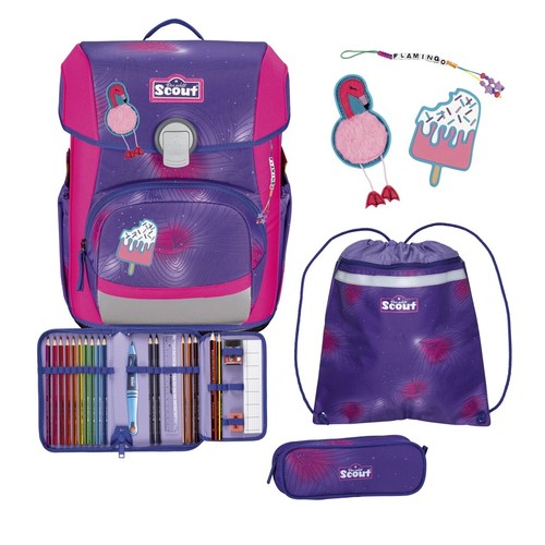 Scout schulranzen set - schulranzen, neo
